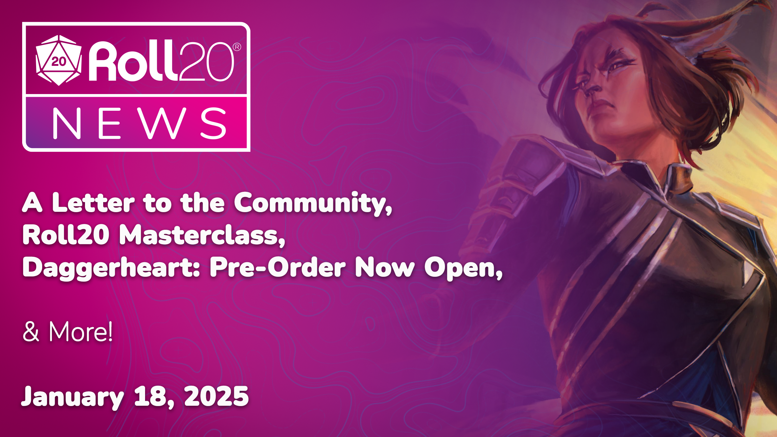 Roll20 News | Daggerheart Pre-Order, Roll20 Masterclass, A Letter to the Community, & MORE!
