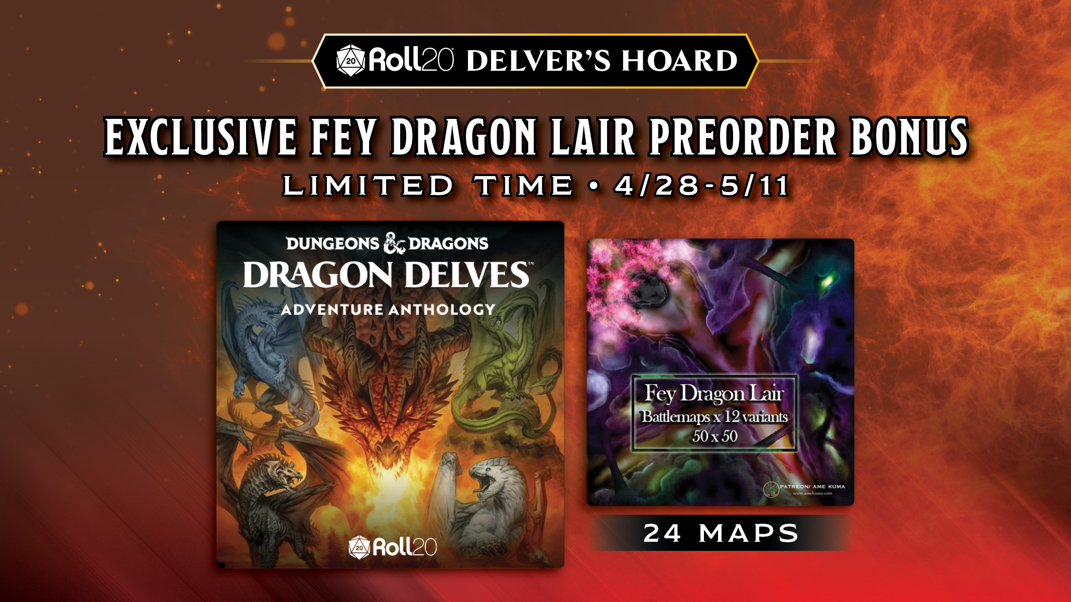 Exclusive Dragon Delves Pre-Order Bonus: A Court of Scales & Flame