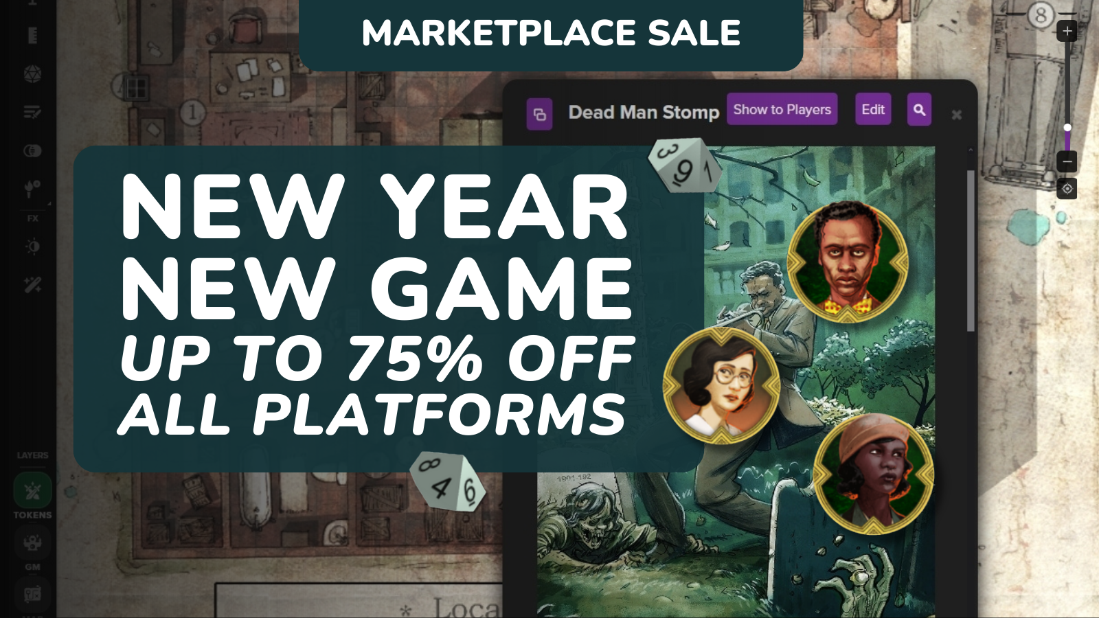 New Year, New Game, Up to 75% off all platforms!
