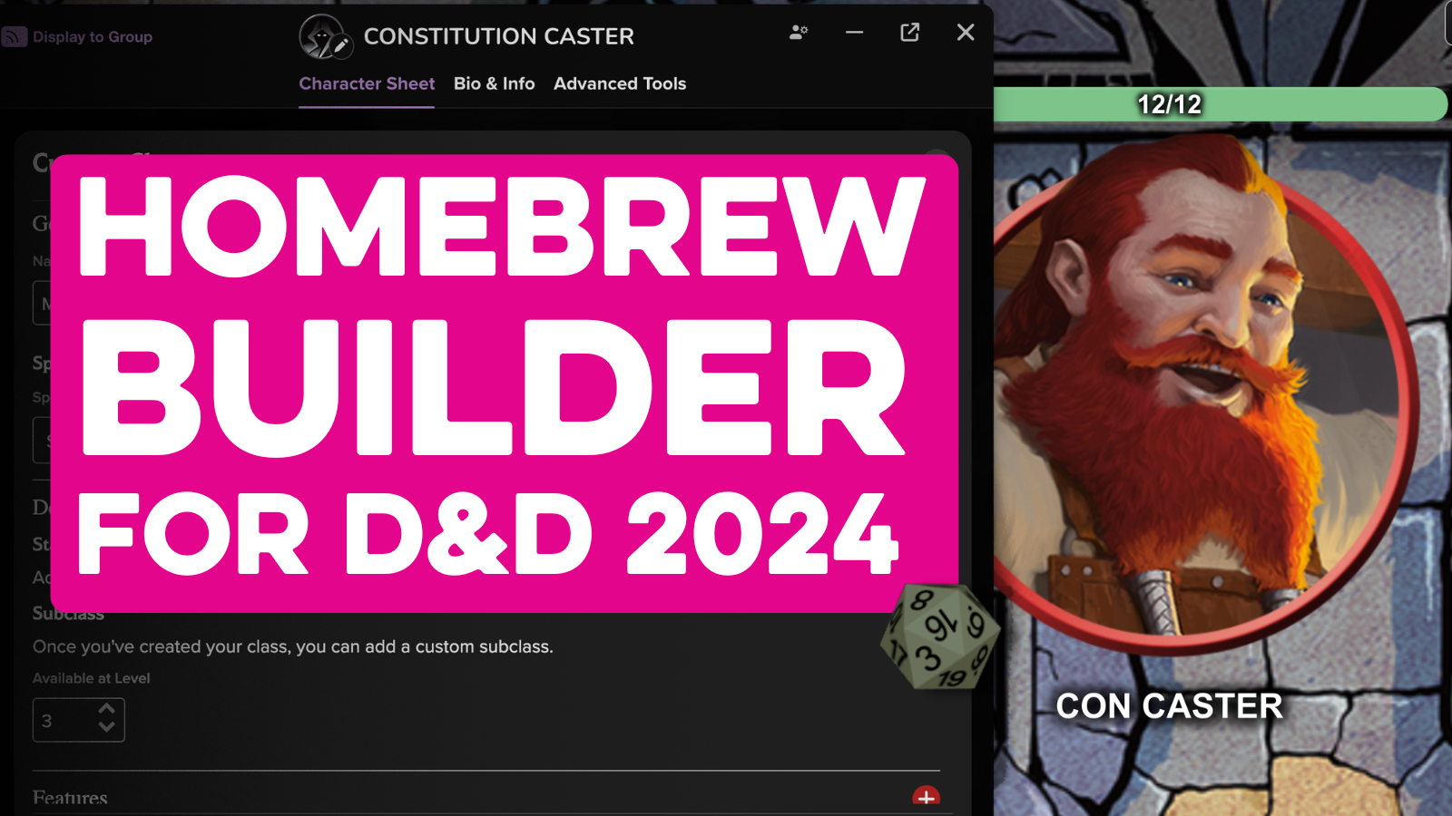 Homebrew Character Templates Are Here. Try Today!